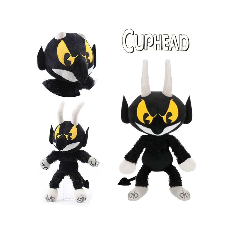 Cuphead Mugman Devil Boss Plush Toy Stuffed Animal Doll Kid Baby Xmas Decor Gift