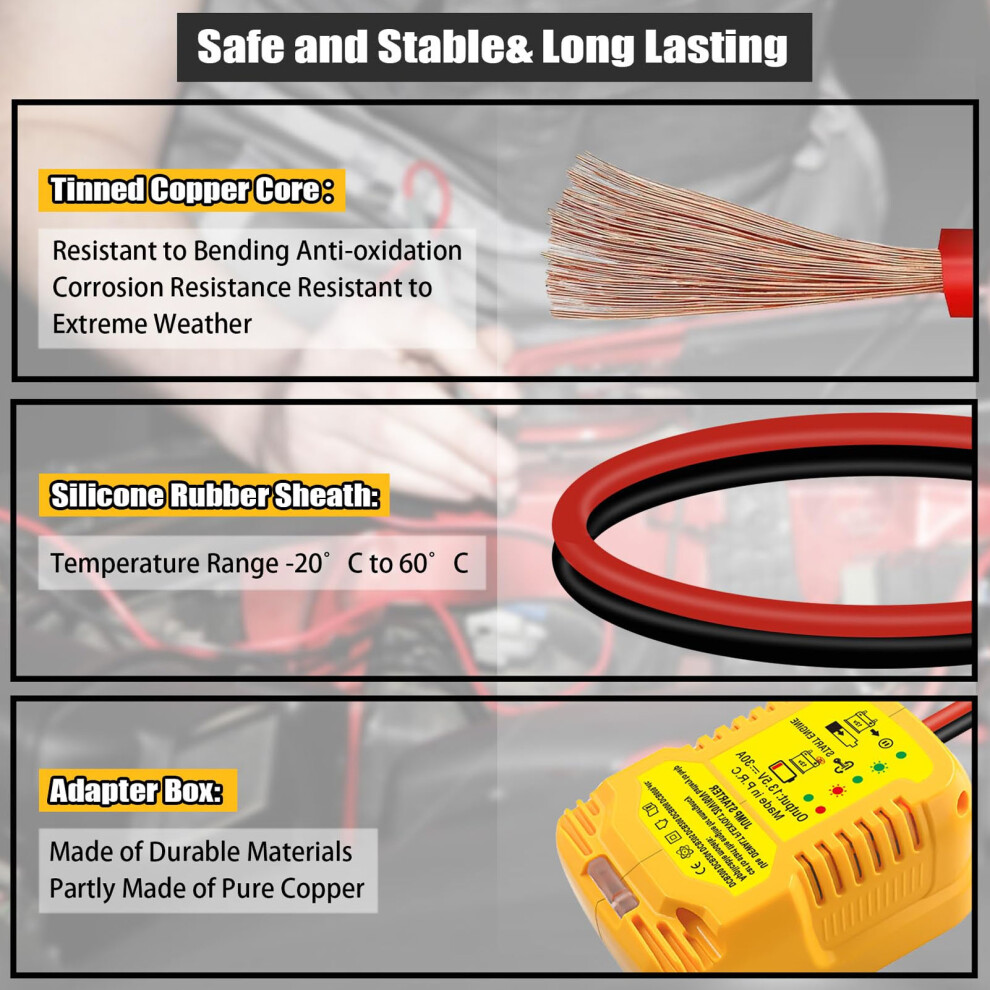 Car Jump Starter Compatible with DCB206