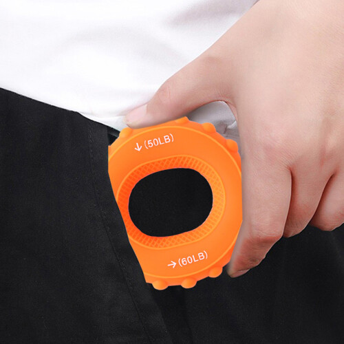 (Orange) Silikoninen käsiterapiagrippi hierontaan 1
