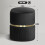 Homcom (Black) HOMCOM Round Pouffe Storage Footstool with Hidden Space 3