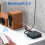 AU3401 3.5mm Audio Adapter Switcher Laptop Tablet Remote Control -Compatible Receiver  Box Converter 9