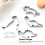 4pcs Reusable Cookie Cutters for Kids Baking 6