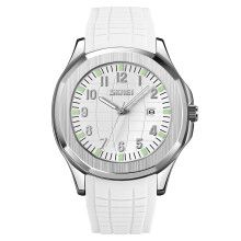 Orologio sportivo impermeabile in quarzo 9286, 45mm, 30m, luminoso blu nero marrone bianco
