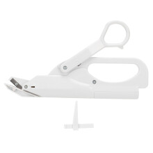 Tesoura elétrica portátil mini com lâmina de metal, sem fio e alimentada por bateria, feita em ABS, com cabo ergonômico para múltiplas