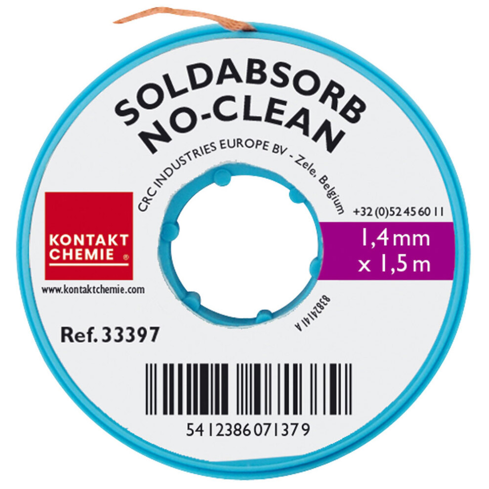 Kontakt-Chemie 33397-Aa Soldabsorb No Clean 1.5M X 1.4Mm 5412386071379