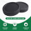 Jar Lids Plastic Storage Caps with Rubber Seal Replacement Plastic Lids for Jars Canning Jars and More,86 mm 5