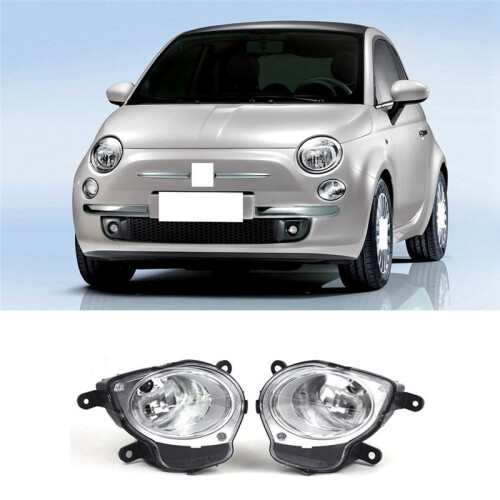 Left Front Bumper Lamp  Headlamp for  500 500C 2008-2015 51786772