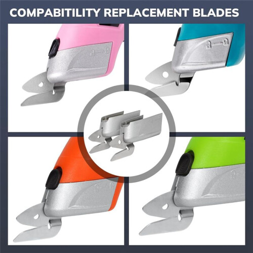 Electric Scissors Replacement Blade, Cardboard Cutter Blade Multipurpose Home Electric Fabric Scissors Blade 2