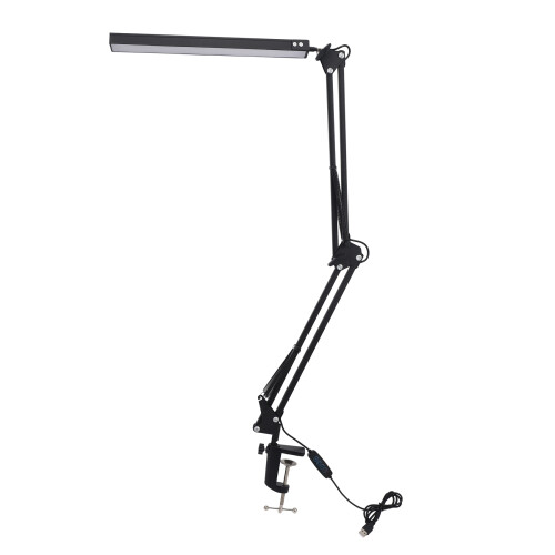 2X LED Desk Lamp with Clamp,Adjustable Swing Arm Desk Lamp,Modern Architect Table Lamp for Study/Reading/Office/Work 2