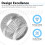 SM58 Mic Pop Filter - Easy Install Ball Grille 5