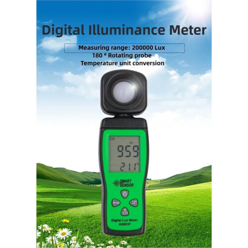 SENSOR 0-200000LUX  High Precision Light Meter  Digital Handheld Luminance Meter 2