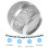 SM58 Mic Pop Filter - Easy Install Ball Grille 7