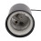 2X E27 Ceramic Screw Base Round LED Light Bulb Lamp Socket Holder Adapter Metal Lamp Holder with Wire Black 8