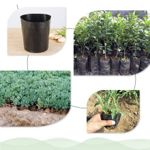 1000Pcs Nursery Pot Plastic Plant Propagation Container Grow Bag Garden Supplies 8cmX8cm