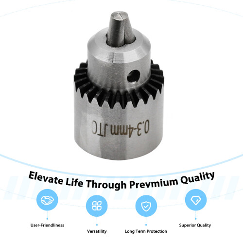 4-Piece Keyless Drill Chuck Set 0.3-4mm for Rotary Tools 2