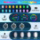 Rechargeable Submersible LED Pool Lights with Remote,Waterproof Floating Pond Light,Underwater Lights 3