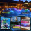 Rechargeable Submersible LED Pool Lights with Remote,Waterproof Floating Pond Light,Underwater Lights 6