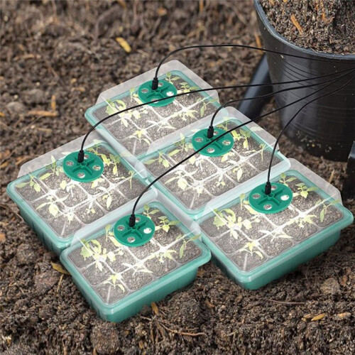 Thickened Seedling Pot with Light Seedling Box Light with Small Plant Ventilation Valve 2