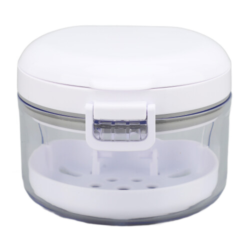 Prothesenbox Tragbarer Becher mit Spiegel, PP/ABS 1
