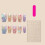 (XS) 10 Ongles Coffin Lune Étoile 3