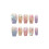 (XS) 10 Ongles Coffin Lune Étoile 6