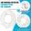 Upgraded 4-Pack Universal Lamp Mounting Brackets with Screws and Nuts for Ceiling Lights, Wall Lights 3