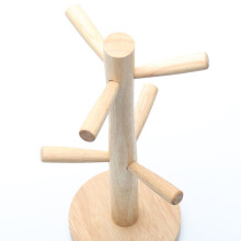 6 Haken Becherhalter Baum, Holz Becher Halter Becher Baum Halter Rack Tischhalter, Tee Kaffee Tasse Becher Haken Becher Becherbaum