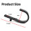 2PCS Storage Shed J Hook for Suncast/Crafstman Shed, Wall Mount Hanger Organizer for Organizing Tool, Ladders Black 6