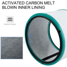 4X Filter Compatible with DP01 DP03 HP00 HP01 HP02 HP03 Desk Purifiers Pure Hot Cool Link Air Purifier HEPA Filter