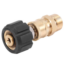 3X Jeu D'Adaptateurs pour Nettoyeurs Haute Pression M22 à Kit de Connexion Rapide 1/4 Pouce, M22 14Mm à Kit
