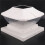 Solar Post Cap Lights Outdoor - 2 Pack 2 Modes Solar Deck Fence Lights, IP65 Waterproof Solar Powered Light Posts White 3