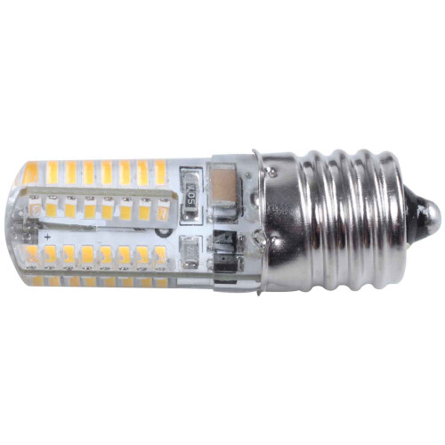 2X E17 Socket 5W 64 LED Lamp Bulb 3014 SMD Light Warm White AC 110V-220V 2