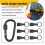 6PCS Bit Holders Keychain, 1/4 Inch Hex Shank Bit Holders, Quick-Change Design for Nut Driver, Screwdriver & Drill Bits 4