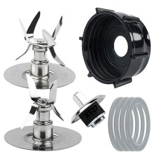 3Pcs 4902-003 Blender Jar Bottom for and Osterizer Blenders, Premium Blender Replacement Parts (Black)