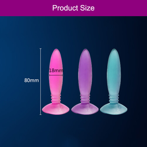 Silicone Bullet Anal Plug for Adults 1