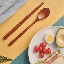 Handmade Jujube Tree Wooden Korean Dinnerware Combinations Utensil,30 Set of Spoons and Chopsticks