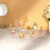 Acrylic Risers for Display,Acrylic Display Stands,Clear Risers for Collectible Display Cupcake Display Stand for Dessert 3
