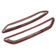 For Hatchback 2023 Car Carbon Fiber Rear Fog Light Lamp Cover Trim Foglight Bezel Frame