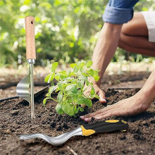 Set of 2 Hand Weeder Pulling Tools Garden Weeder Removal Tool for Garden Yard Lawn Farm Weed Root Digging