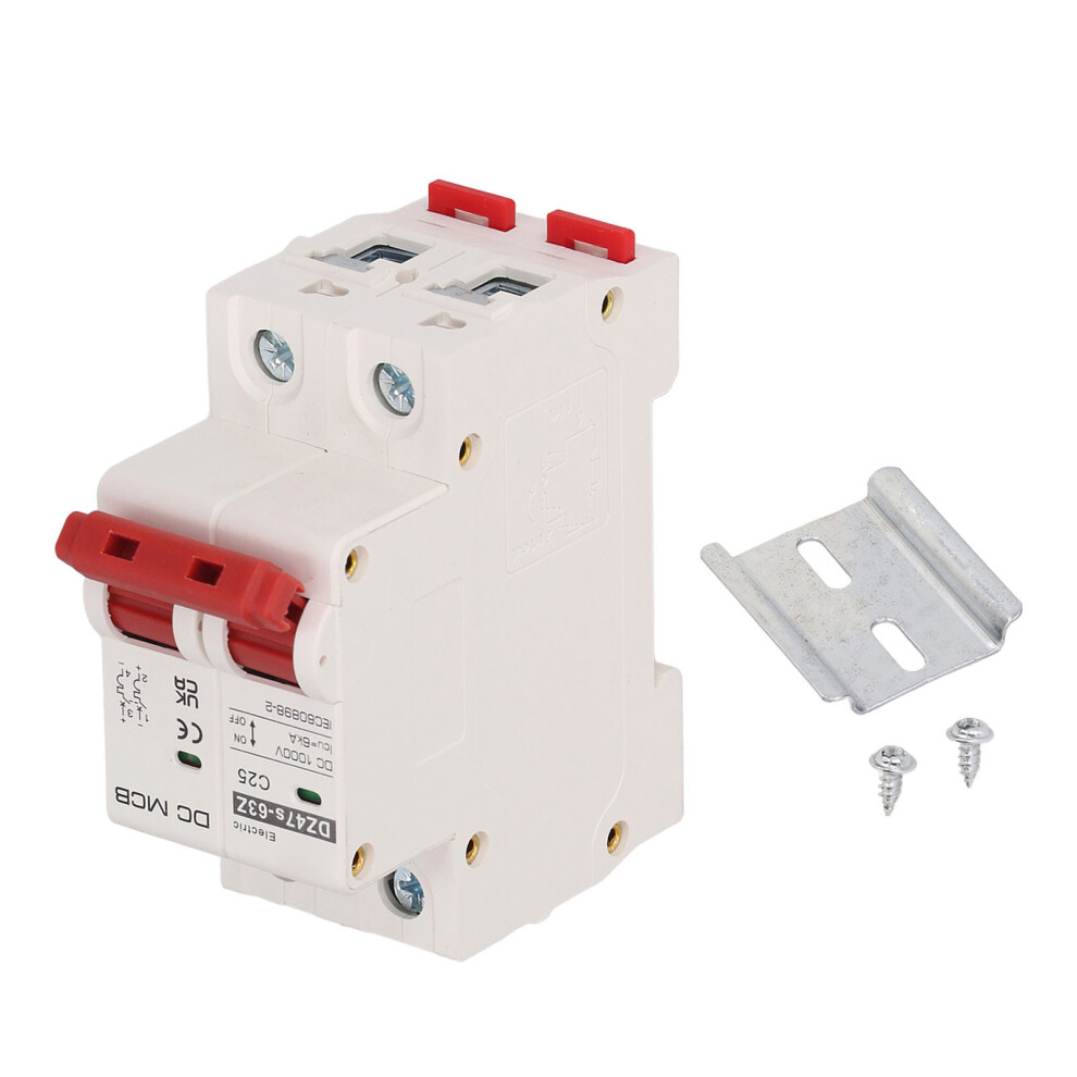 Short Circuit Protection Miniature Circuit Breaker Dc Power Application Flame Retardant Housing Overload Protection Fireproofing Strong Compatibility 9551475286679