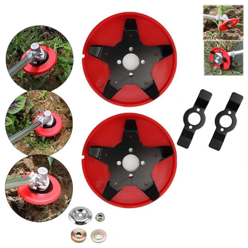 Weeding Disc, Weed Eater Blades Weeding Disk,Weeder Plate for Trimmer, Universal Weed Eater  Replacement 1