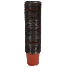 300Pcs 4.72 Inch Plastic Flower Seedlings Nursery Supplies Planter Pot/Pots Containers Seed Starting Pots Planting Pots