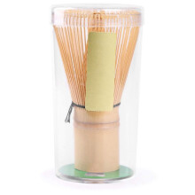 Whisk Set Bamboo Tea Set of 8 Including 100 Prong Whisk (Chasen), Traditional Scoop (Chashaku), Tea Spoon,