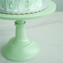 2X Metal Iron Cake Stand Round Pedestal Dessert Holder Cupcake Display Rack Bakeware for Birthday Wedding Party (Gold)