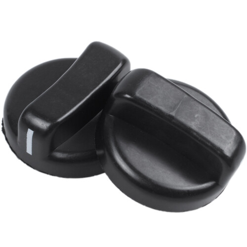 10 PCS Kitchen Black Plastic Gas Stove Cooker Control Knobs 1
