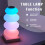Bedroom Bedside Table Decorative Light DIY Color Changing Table Lamp RGB 16 Color LED Light Touch  Multi Steplight 3