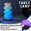 Bedroom Bedside Table Decorative Light DIY Color Changing Table Lamp RGB 16 Color LED Light Touch  Multi Steplight 5