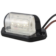 2X 12/24V 3 Led License Plate Tag Light Boat Rv Truck Trailer Interior Step Lamp