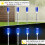 4pcs Solar Lights Outdoor, Waterproof Driveway Markers Reflective, Warning Flash Light with 2 Lighting Modes 6