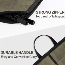 2X Knife Bag(4 Slots), Chef Knife Case Waxed Canvas Roll Storage Knife Carrying Pouch for Men&Women Green